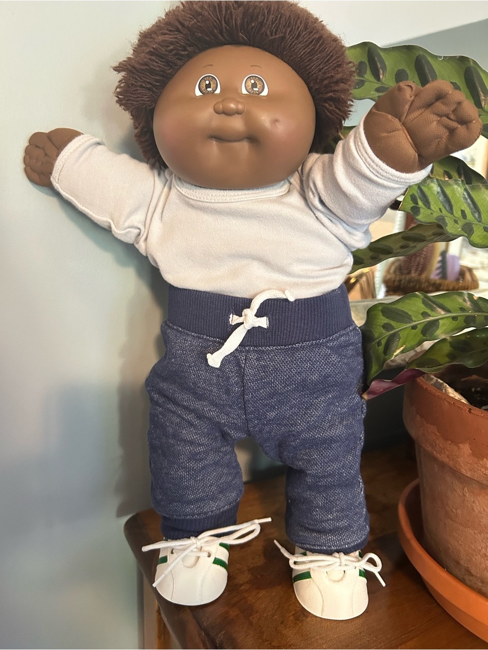 Cabbage Patch Kids, Desirable Fuzzy AA, Head Mold 3, OK Factory, 1978, 1982